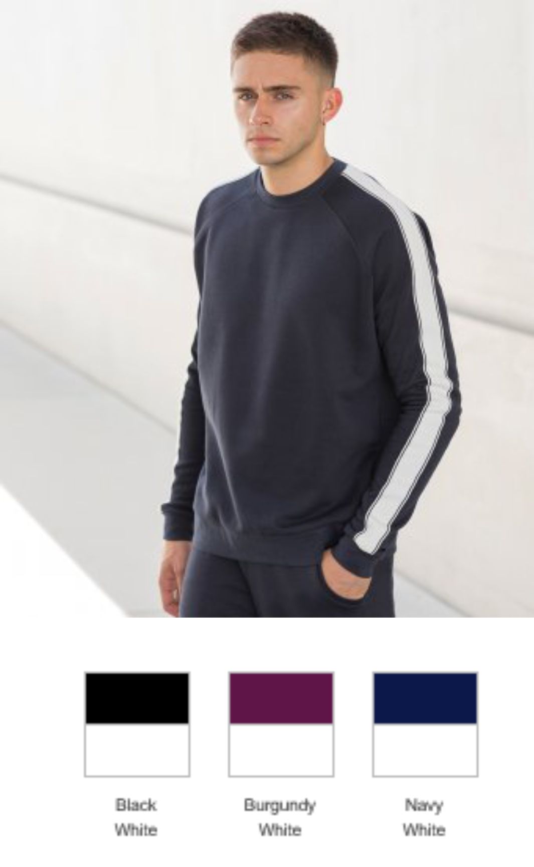 SF523 Unisex Contrast Raglan Sweatshirt  SF523 Unisex Contrast Raglan Sweatshirt